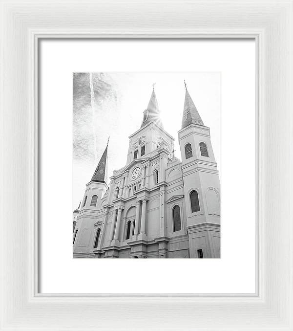 St Louis Cathedral New Orleans - Framed Print