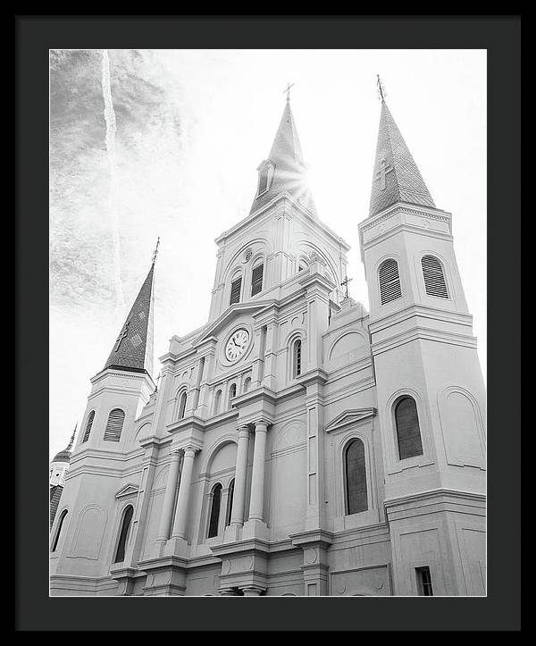 St Louis Cathedral New Orleans - Framed Print