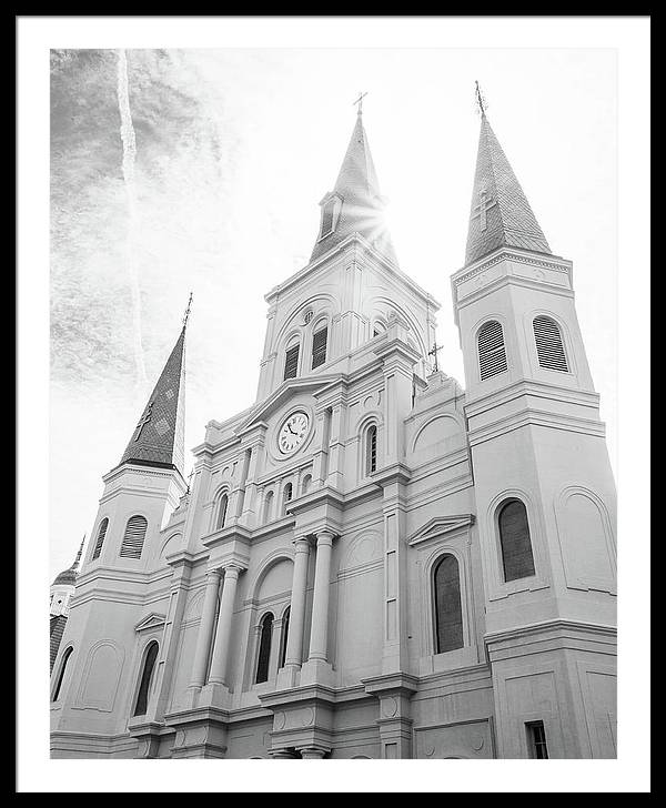 St Louis Cathedral New Orleans - Framed Print
