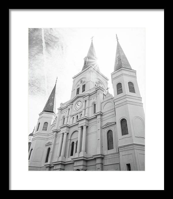 St Louis Cathedral New Orleans - Framed Print