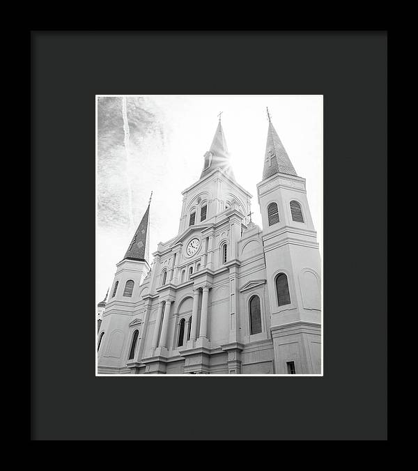St Louis Cathedral New Orleans - Framed Print