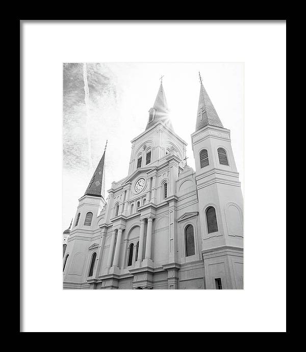 St Louis Cathedral New Orleans - Framed Print
