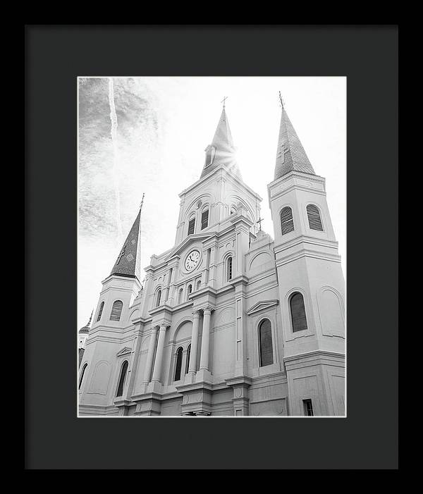 St Louis Cathedral New Orleans - Framed Print