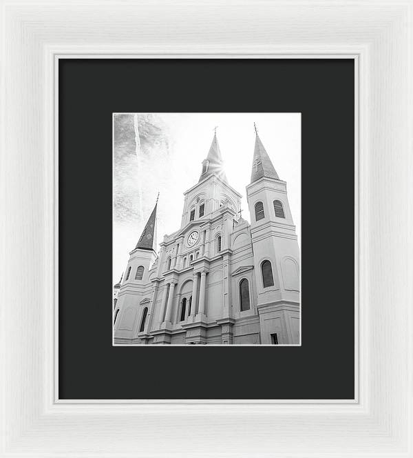 St Louis Cathedral New Orleans - Framed Print