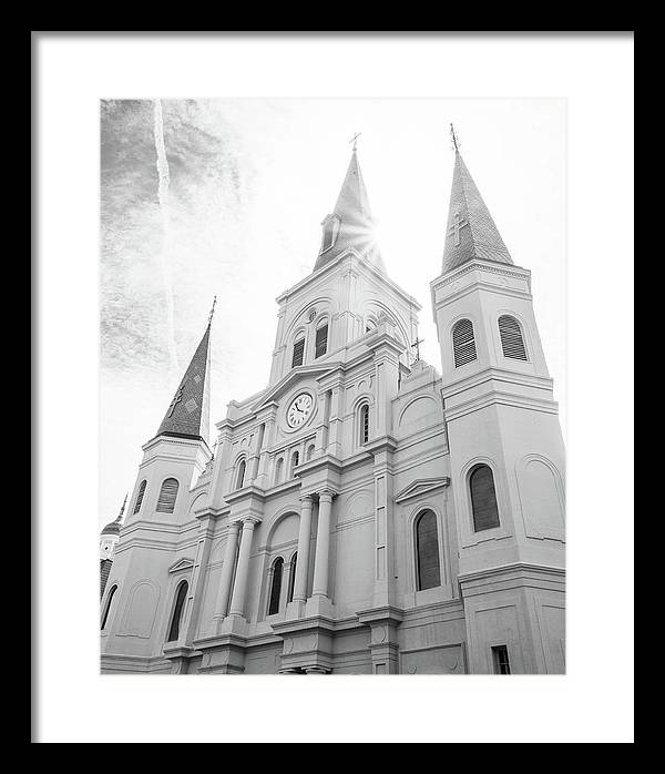 St Louis Cathedral New Orleans - Framed Print