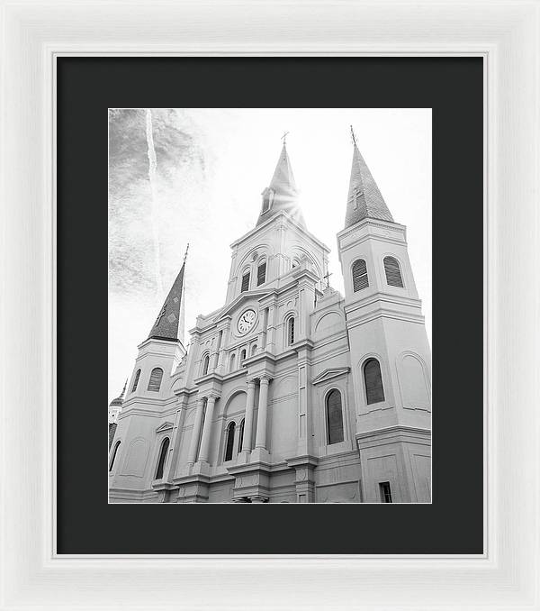 St Louis Cathedral New Orleans - Framed Print