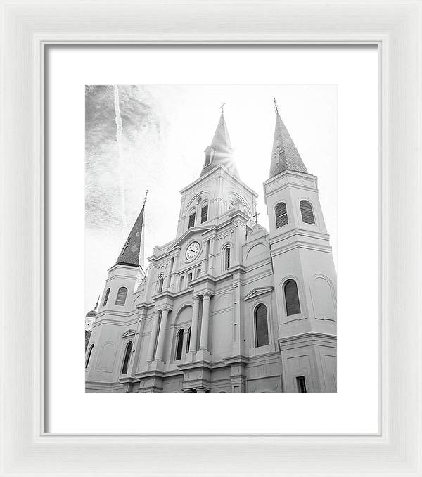 St Louis Cathedral New Orleans - Framed Print
