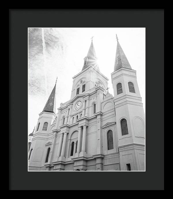 St Louis Cathedral New Orleans - Framed Print
