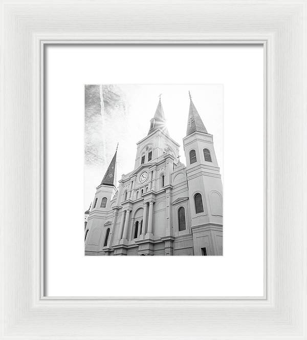 St Louis Cathedral New Orleans - Framed Print