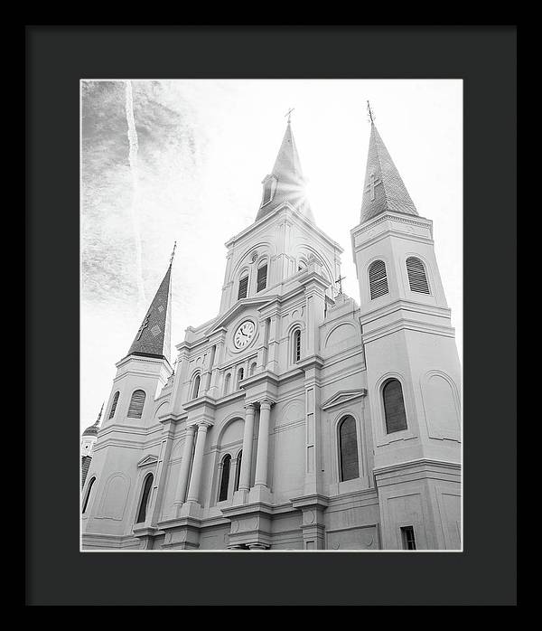 St Louis Cathedral New Orleans - Framed Print