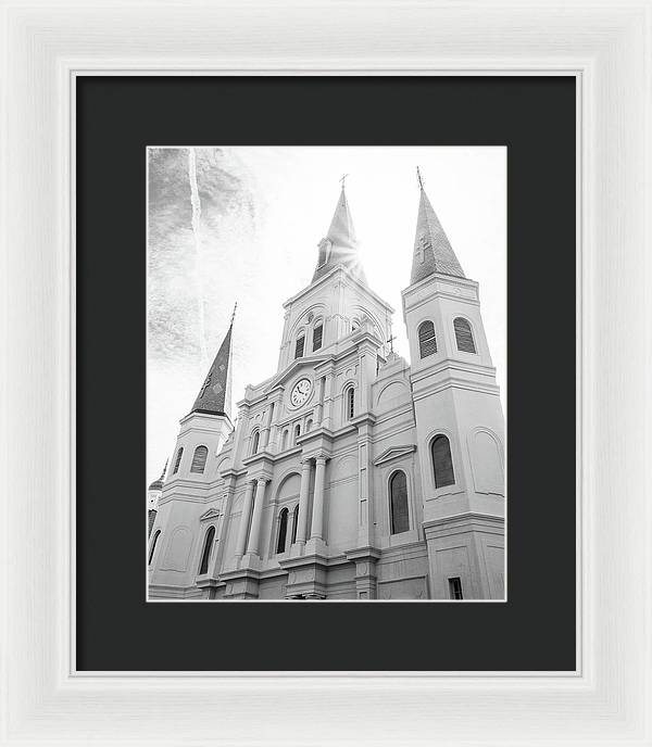 St Louis Cathedral New Orleans - Framed Print