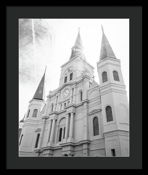 St Louis Cathedral New Orleans - Framed Print