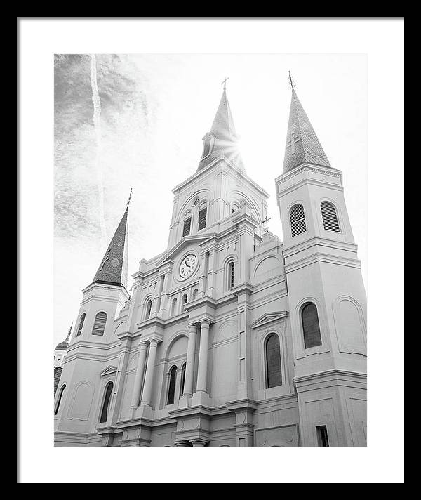 St Louis Cathedral New Orleans - Framed Print
