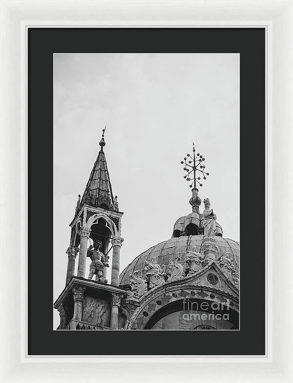 St Marks Basilica Dome - Framed Print