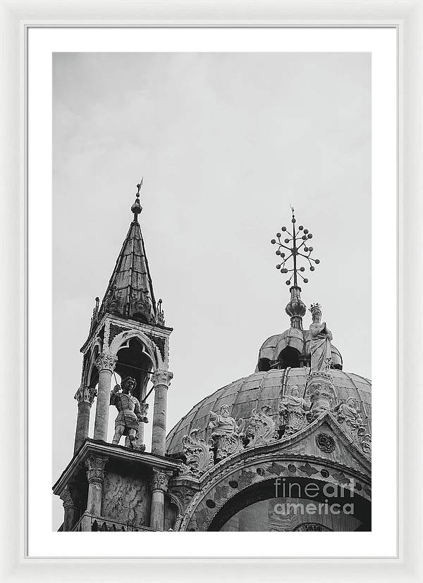 St Marks Basilica Dome - Framed Print