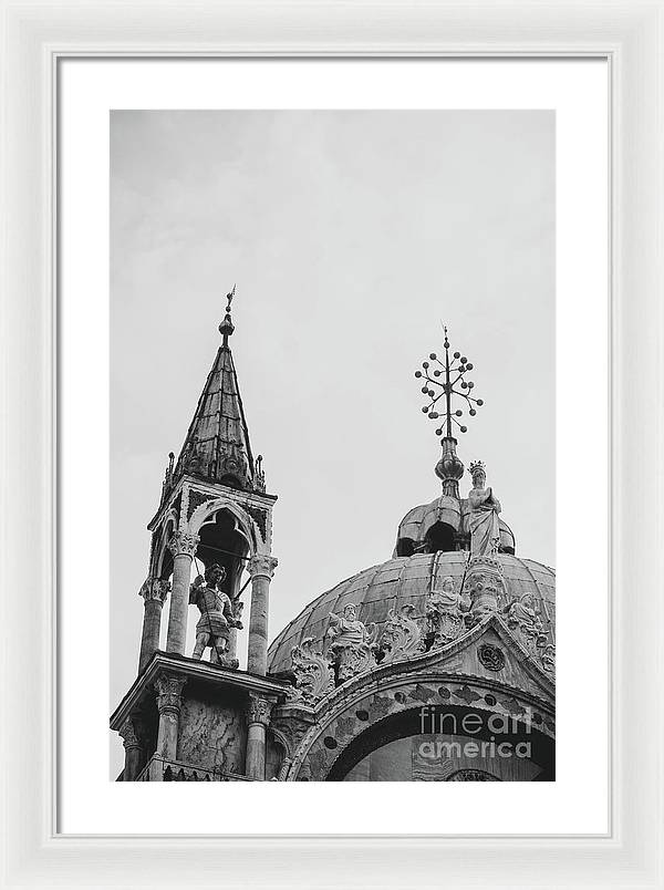St Marks Basilica Dome - Framed Print