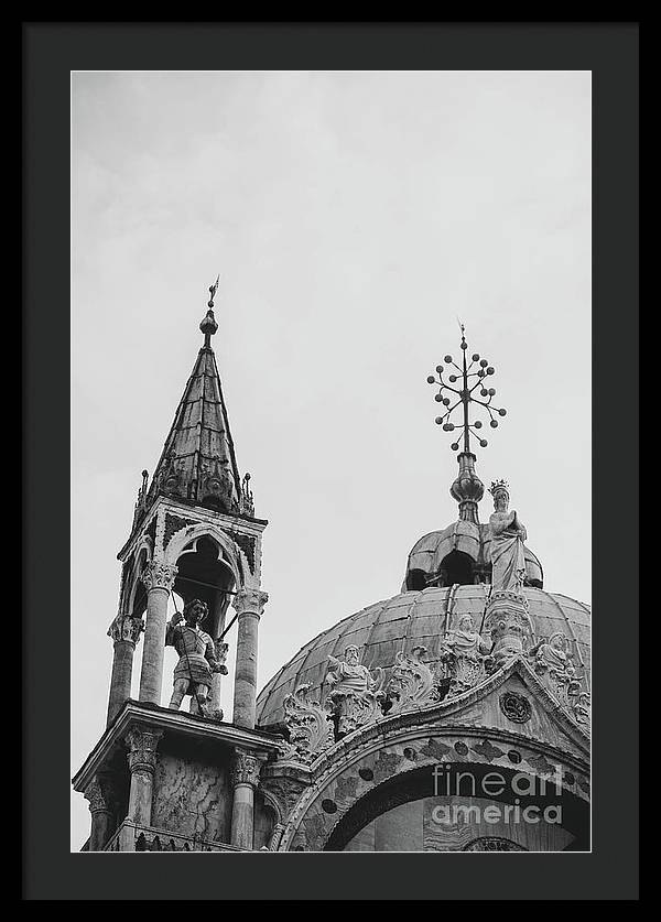 St Marks Basilica Dome - Framed Print