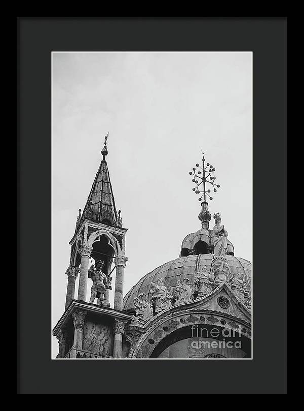 St Marks Basilica Dome - Framed Print