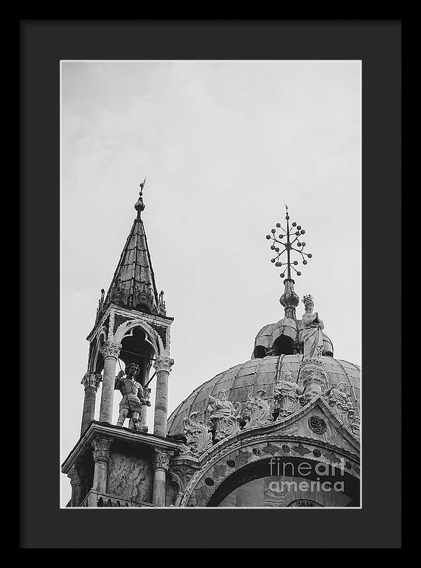 St Marks Basilica Dome - Framed Print