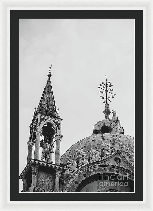 St Marks Basilica Dome - Framed Print