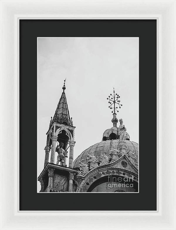 St Marks Basilica Dome - Framed Print