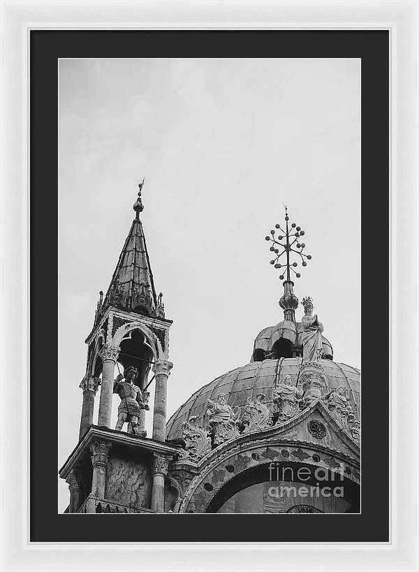 St Marks Basilica Dome - Framed Print