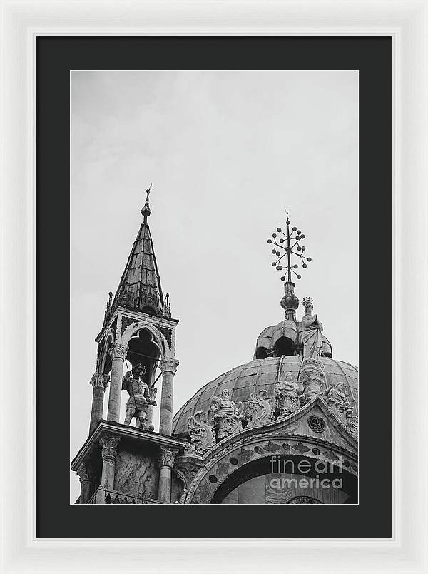 St Marks Basilica Dome - Framed Print
