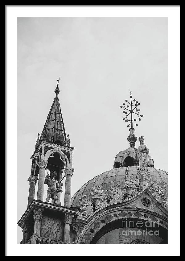 St Marks Basilica Dome - Framed Print