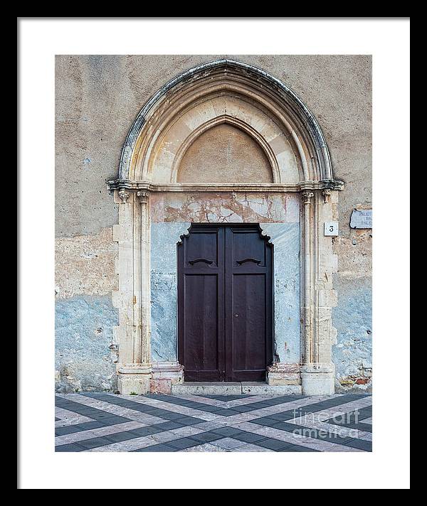 Taormina Door I - Framed Print