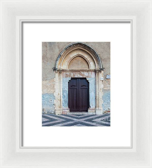 Taormina Door I - Framed Print