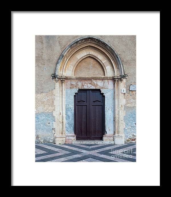 Taormina Door I - Framed Print