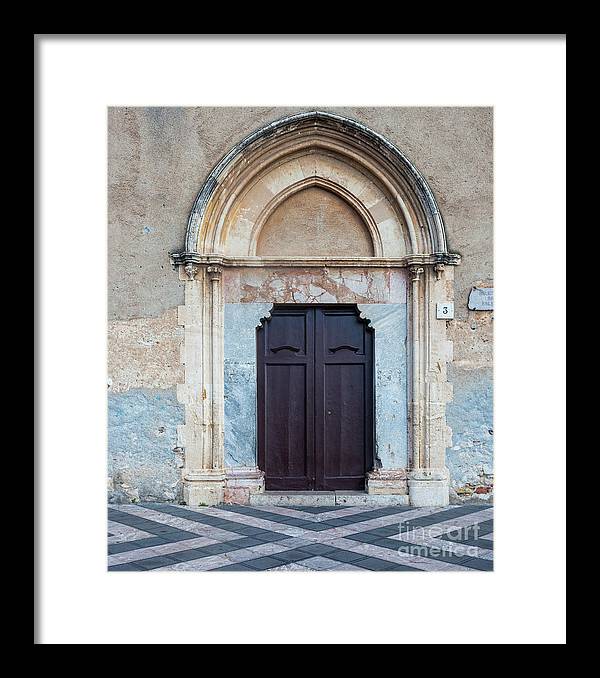 Taormina Door I - Framed Print