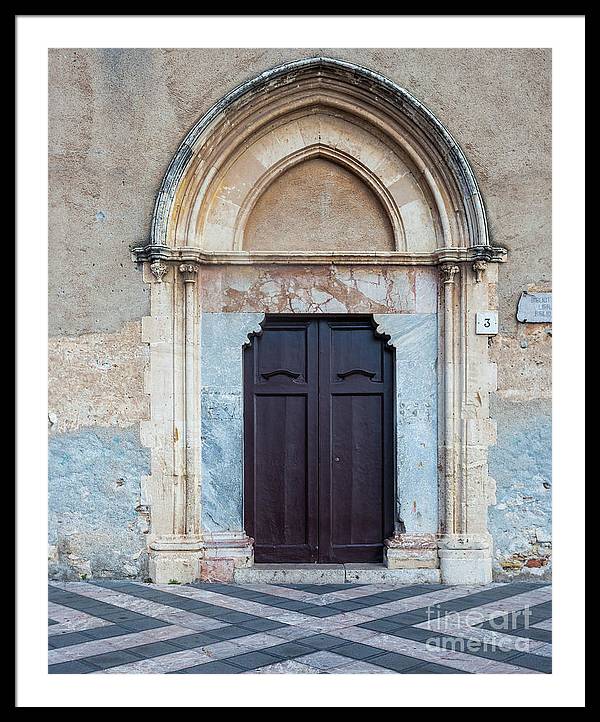 Taormina Door I - Framed Print