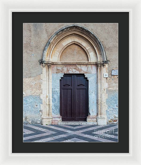 Taormina Door I - Framed Print