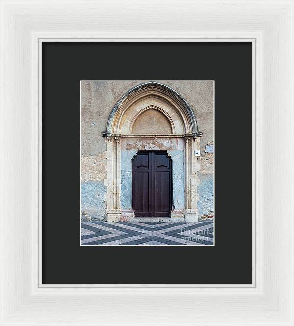 Taormina Door I - Framed Print