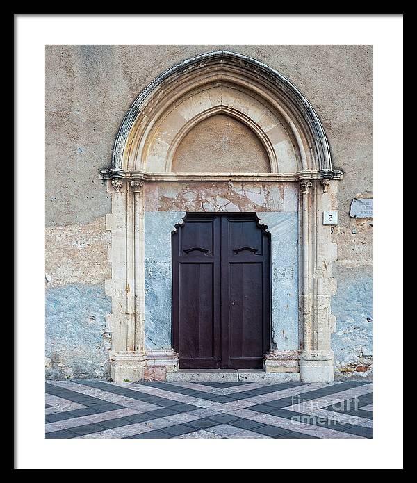 Taormina Door I - Framed Print