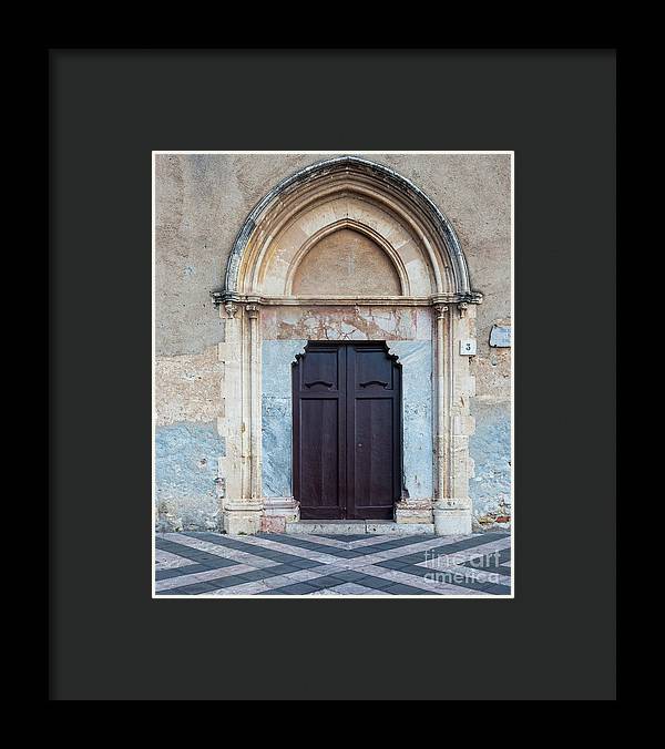 Taormina Door I - Framed Print