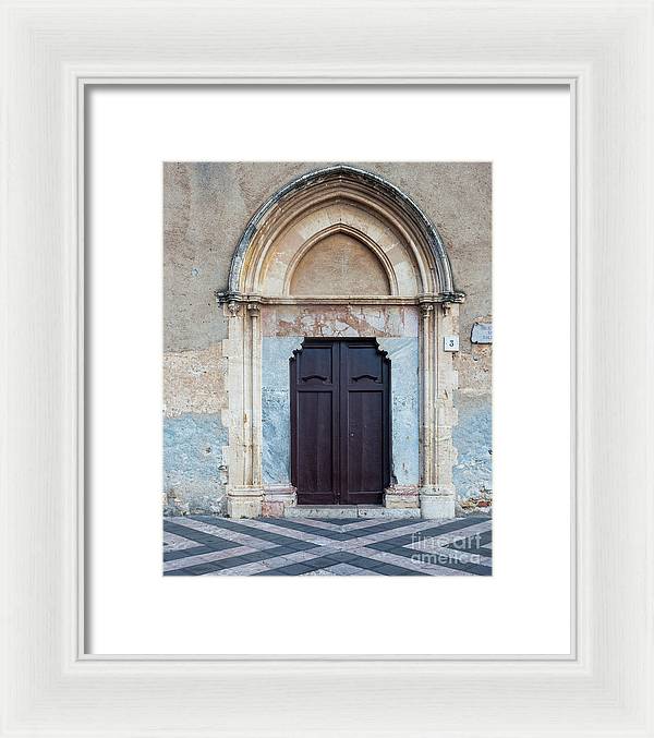 Taormina Door I - Framed Print