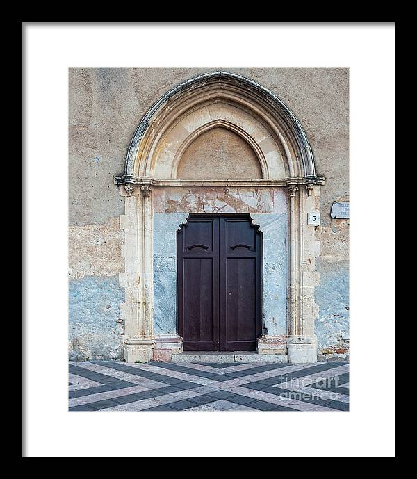 Taormina Door I - Framed Print