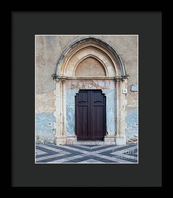 Taormina Door I - Framed Print
