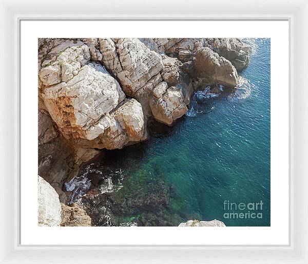 The Deep Blue Sea - Dubrovnik, Croatia - Framed Print
