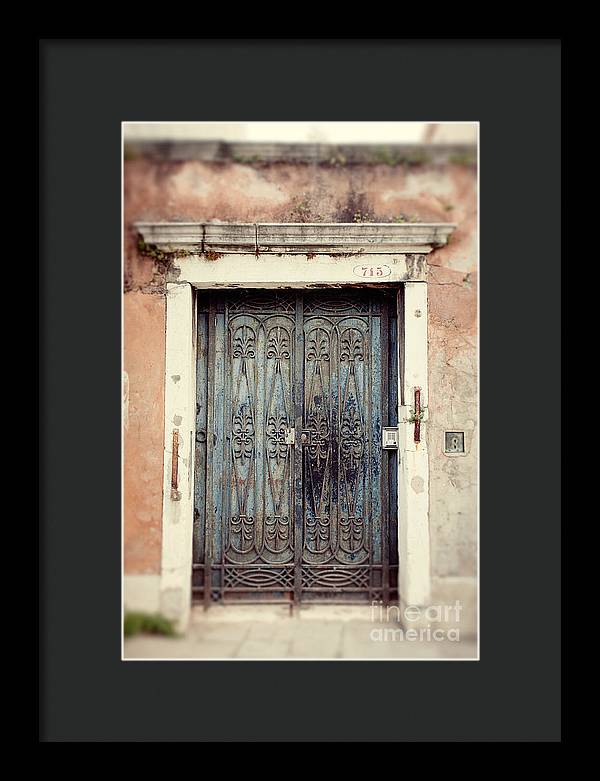 Venice Italy Doors I - Framed Print