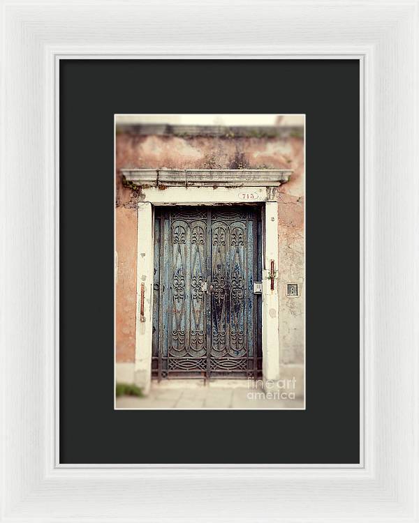 Venice Italy Doors I - Framed Print