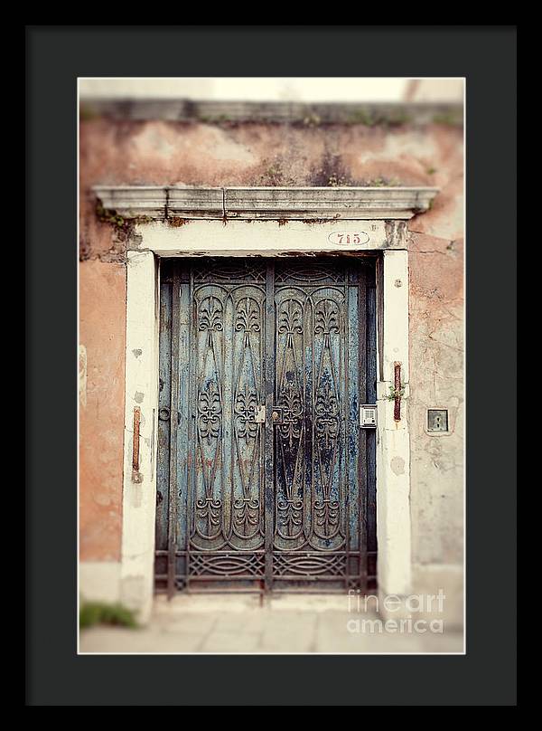 Venice Italy Doors I - Framed Print