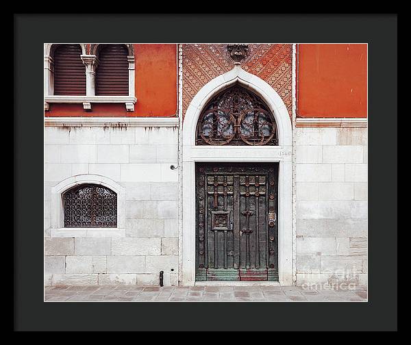 Venice Italy Doors II - Framed Print