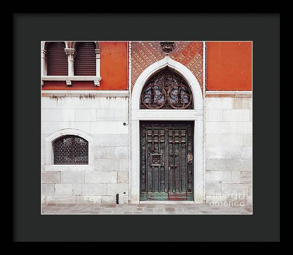 Venice Italy Doors II - Framed Print