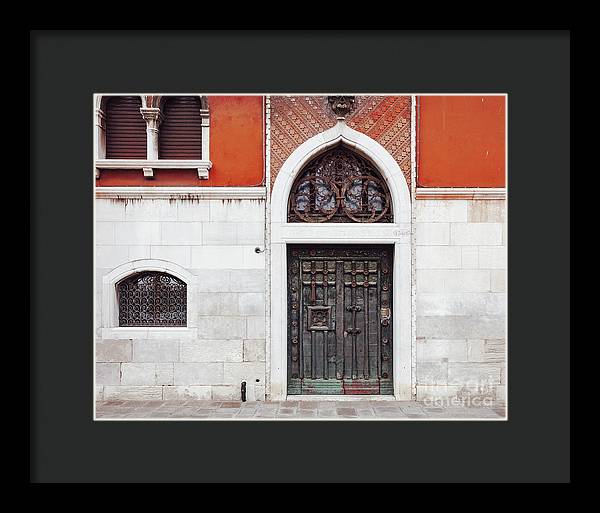 Venice Italy Doors II - Framed Print