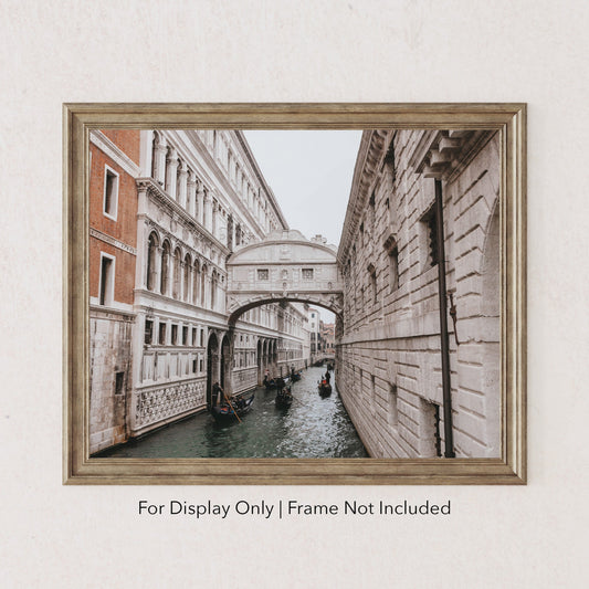 Bridge of Sighs | Venice Italy Landscape Print