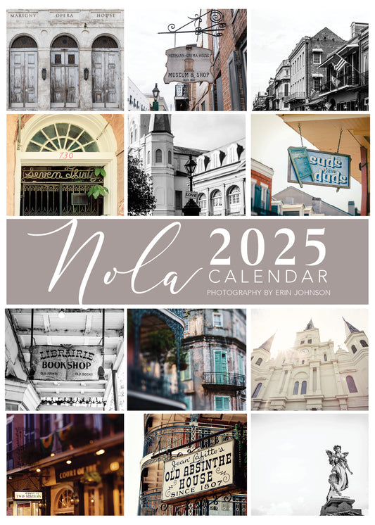 2025 New Orleans Louisiana Photography Calendar | 5x7 Looseleaf Desk Calendar