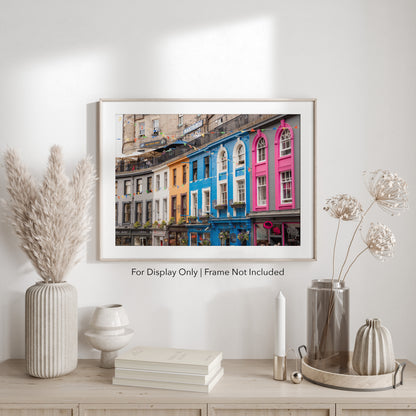 Victoria Street Edinburgh Wall Art – Colorful Scotland Architecture Photography Print or Canvas